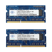 Open Box Nanya NT2GC64B88B0NS-CG 4GB 2x2GB DDR3 PC3-10600S Laptop Memory Kit   55Y3716