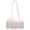Pink, variant on Black PU Leather Korean Bow Underarm Bag Square Shoulder