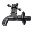 thumbnail image 2 of Bathroom Faucet, Water Tap Bar Sink Faucet Single Cold Faucet Single Cold Water Faucet  For Kitchen For Basin For Home For Bathroom Short Faucet Black, 2 of 8