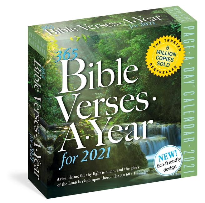 365 Bible VersesaYear PageaDay Calendar 2021 (Other)