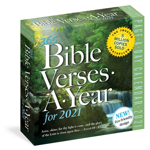 365 Bible VersesaYear PageaDay Calendar 2021 (Other)