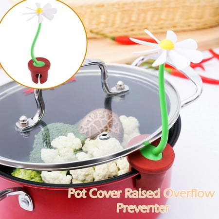 

MRULIC Kitchen supplies 1PC Silicone Pot Cover Raised Overflow Preventer Lid Riser Kitchen Tools + White