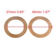 thumbnail image 3 of Unique Bargains 8pcs 27mm Inner Diameter Copper Washers Flat Sealing Gaskets Rings, 3 of 3