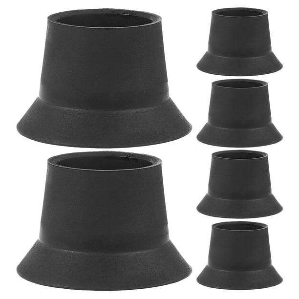 BRIGHTFUFU 6 tapas de ventosa de goma para patas de trampolín, almohadillas antideslizantes con reducción de ruido para proteger el suelo de las patas de trampolín y muebles.