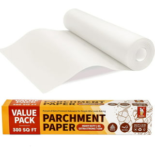 Kitchens Parchment Paper Roll, 12in x 66 ft, 65 Square Feet - Non-Stick Parchment  Paper For Baking, Cooking, Grilling, Air Fryer and Steaming 