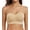 Beige, variant on Exerin Women’s Strapless Bra Wireless with Removable Pads Supportive Convertible Bandeau Bras(Beige,S)