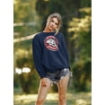 thumbnail image 2 of God Bless America Eagle Sweatshirt Women -Image by Shutterstock, Female 4X-Large, 2 of 4