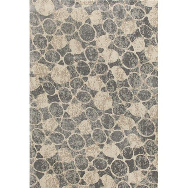 Art Carpet 22213 4 x 6 ft. Ferndale Collection Seafoam Woven Area Rug, Gray