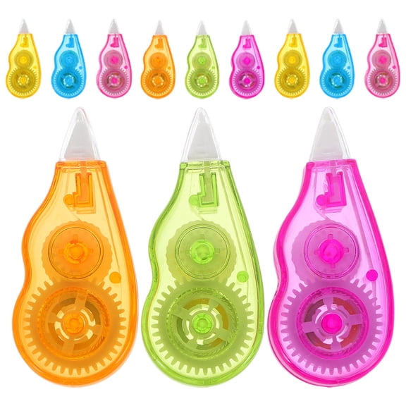 HOMEMAXS 12 Pcs Student Stationery Correction Tape Dispenser Bulk for Students Office