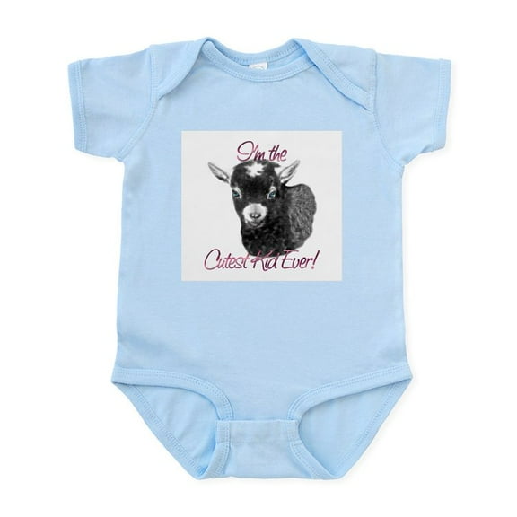 CafePress - Goat Cutest Kid Ever Infant Bodysuit - Baby Light Bodysuit, Size Newborn - 24 Months