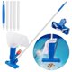 thumbnail image 4 of Swimming Pool Vacuum Cleaner Swimming Pond Fountain Vacuum Disinfect Tool with 5 Section Pole Pond Vacuum Cleaner, 4 of 5