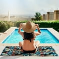 thumbnail image 4 of Tupukom Up to 50% Off Oversized Beach Towels 29.5"x59" Lightweight & Sandproof UV-Resistant Beach Mats with Non-Slip Backing for Travel Towels Vacation Essentials Lounge Cover Gift, 4 of 7