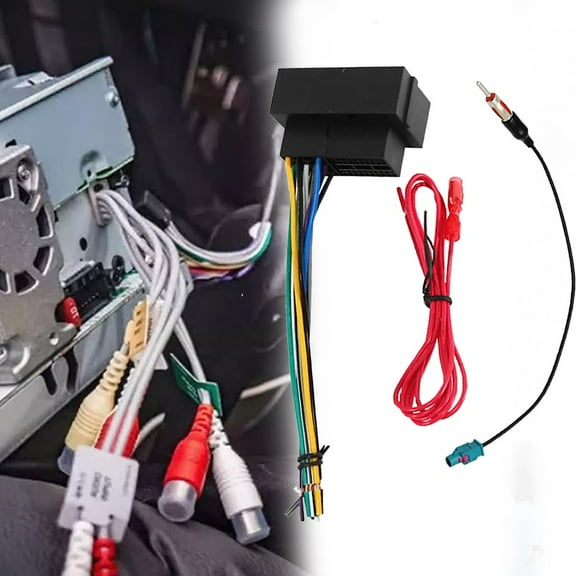 Radio Wire Harness Antenna Adapter For Jeep FOR Dodge FOR Chrysler 15-2020