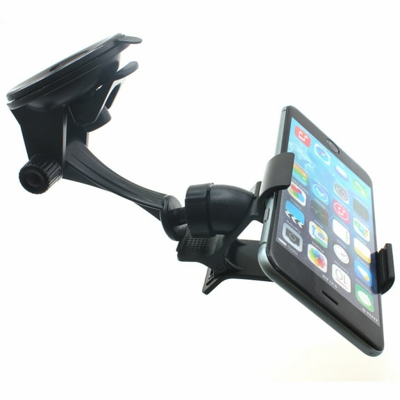 Dash Car Mount for TCL 30 XE 5G, 20 XE, V 5G, A30 (A3), 4X 5G - Windshield Holder Cradle Swivel Dock Compatible With TCL 30 XE 5G, 20 XE, V 5G, A30 (A3), 4X 5G