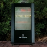 Masterbuilt 30-Inch Digital Electric Smoker with Window | Black Vertical Smoker | Model MB20071322