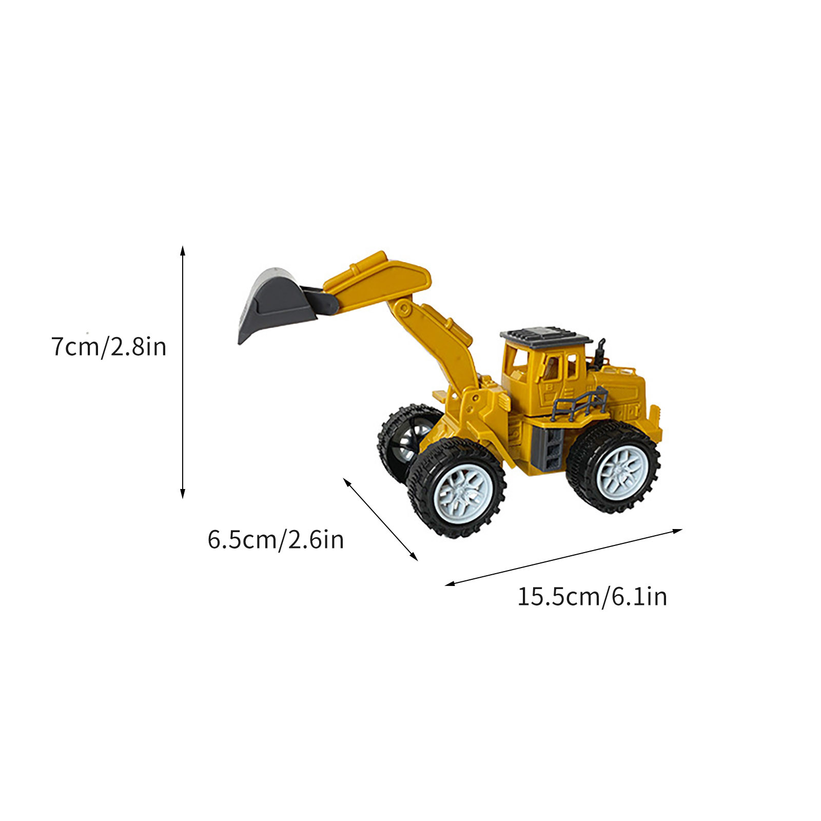 Kayannuo Clearance Mini Engineering Alloy Car Tractor Diecasts Vehicle Toy Dump Truck Model Classic Toy - image 2 of 6