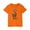Orange, variant on Girls Boys Short Sleeve Blouses Crewneck Shirt Kids Clothes Toddler Kids Boy Comfortable Lightweight Trendy Outfits Blouses Top Summer 4 T Black