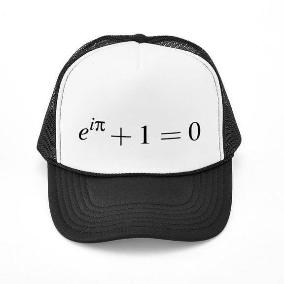 CafePress - Euler's Identity - Adjustable Unisex Printed Trucker Hat with Mesh Back