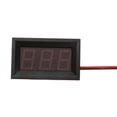 thumbnail image 2 of DC4.5-30V Medidor de voltaje Pantalla LED 2 cables Voltímetro digital Indicador Suministros para automóviles, 2 of 8