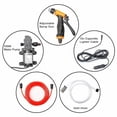 thumbnail image 5 of Bomba de hidrolavadora eléctrica inteligente portátil Bang4buck de 100 W, 160 PSI, 12 V, potente kit de lavado con manguera de PVC de 6,5 m para el hogar, el coche, el jardín y proyectos (100 W, mangu, 5 of 5