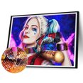 thumbnail image 2 of Taladro de diamante Harleen Quinzel 5D DIY Kits de pintura Full Square Wall Decor Crafts Hugtrwg Para estrenar, 2 of 9