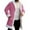 Pink, variant on Cozy Winter Hooded Cardigan, Sherpa-Lined Christmas Jacket for Men & Women, Festive Outdoor Comfort, Long Sleeve Holiday â [Color], [Size]