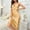 Yellow, variant on LYEAA Women's Long Summer Nightgowns Sleeveless Strappy Cozy Sling Night Gowns Chemise Solid V Neck Backless Loose Casual Soft Pajamas Sleepwear Loungewear Fashion Breathable Elegant Nightdress Red L