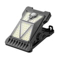 thumbnail image 2 of Solar Outdoor Clip Light with Motion Sensor Portable LED Camping Light Adjustable for Garden Fence Garage Home Emergency Lighting 6.5*4.1 inches, 2 of 9