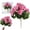 C, variant on 1 Pcs Artificial Geranium Plant Realistic Silk Flowers for Outside UV Resistant Faux Geraniums Flowers for Indoor Outdoor Home Garden Office Decoration (Red)