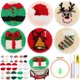 thumbnail image 1 of Set de posavasos Yaomiao Christmas con forma de punzón, 6 unidades, con herramientas, 1 of 7