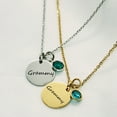 thumbnail image 3 of Grammy Necklace Custom Grammy Gifts Mothers Day Necklace from Grandkids With Grandkids Birth Month Birthstones - Personalized Grandma Jewelry with Custom Birth Stone Charms - Mother's Day Gifts, 3 of 9