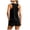 Black, variant on Women Summer Workout Tank Tops Ruffle Sleeveless Racerback Crewneck Casual Loose Running Gym Athletic Tee Shirts (Black, L)