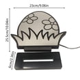 thumbnail image 2 of ddioayh LED Night Light Plug and Play Acrylic Easter Egg Sign with 70 Inches Data Cable for Bedroom Decor Warm Soft Lighting, 2 of 7