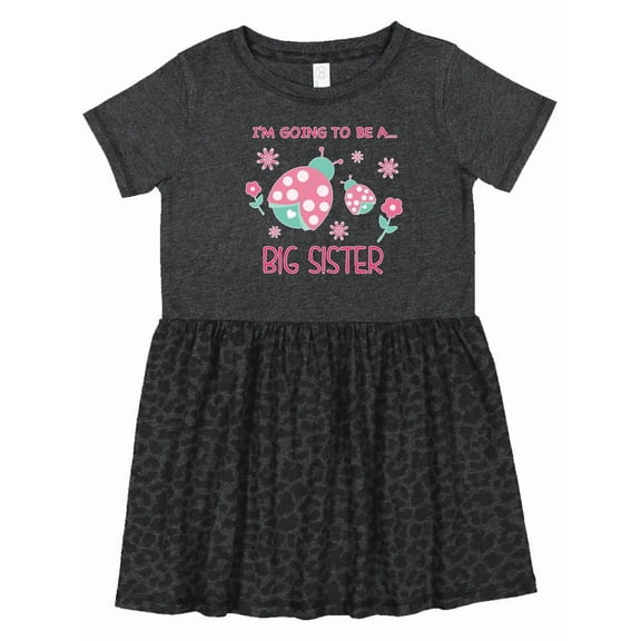 Inktastic I'm Going to Be a Big Sister Girls Toddler Dress