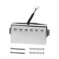 thumbnail image 1 of Yinanstore Alnico II Guitare Humbucker Pickup Pièce de Réparation Haute Performance Professionnel Accessoires d'Instrument de Musique Robustes Remplacement Argent 8.5K, 1 of 8