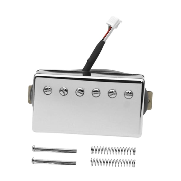 Pieza de reparación para pastilla humbucker de guitarra Alnico II con cubierta de latón, compacta y resistente Astilla 8.5K