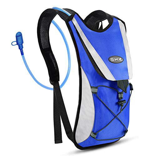 S.K.L Hydration Pack Lightweight Water Backpack for Running Hiking Cycling Biking Climbing Camping Hydration Backpack with 2 Liter Water Bladder