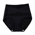 thumbnail image 2 of Delayuji Womens Panties High Waisted Loose Comfortable Cotton Elastic Panties Underwear, 2 of 6