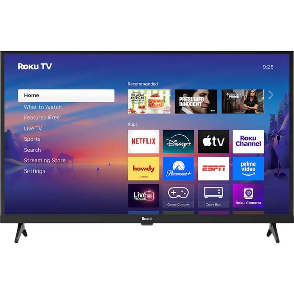 Restored Roku Smart TV – 32-Inch Select Series, 1080p Full HD TV – Roku TV with Voice Remote