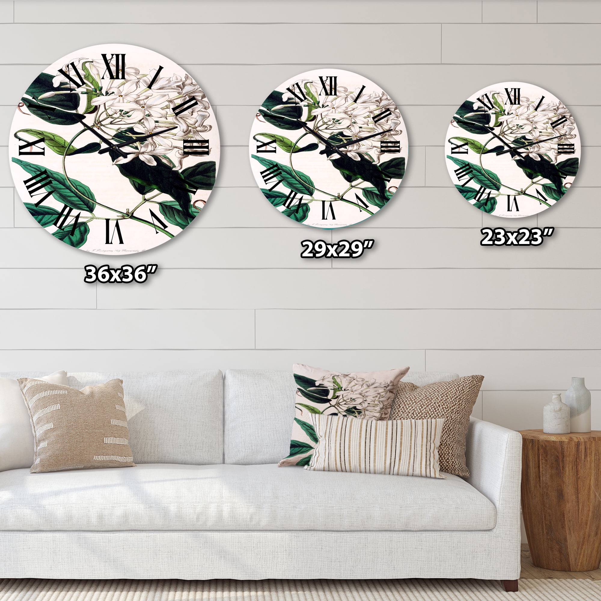 Designart 1 in Quartz Traditional Wall Clock