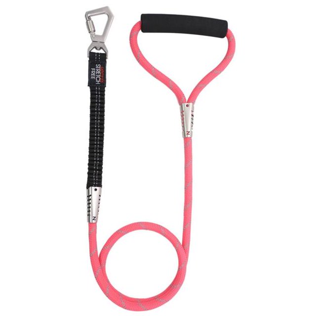 Pet Life LS19PK Flexo-Tour Shock Aborbing & 3M Reflective Dog Leash, Pink - One Size