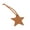 Light Brown, variant on Trendy Leather Star Bag Label Elegant Five-pointed Star Key Holder Stylish Luggage Pendant Travel Accessory for Female