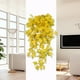 thumbnail image 4 of Árbol de Hojas de Arce de Acción de Gracias, Simulación de Decoración Colgante de Pared de Plantas Verdes, Simulación de Hoja de Arce de 5 Puntas, Colgante de Pared de Ratán, 4 of 6