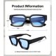 thumbnail image 4 of Gafas de sol Pro Acme Square Thick Frame UV400 para hombre y mujer, 4 of 6