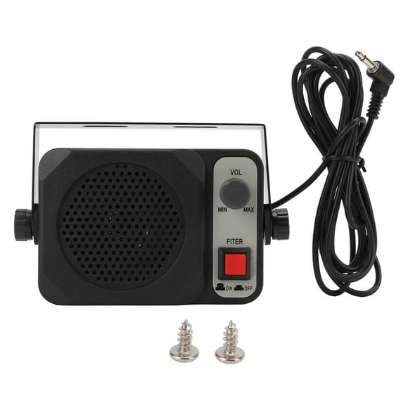 Walkie Talkie External Speaker 8 Ohms Loud Sound Hifi Adjustable Volume for YAESU for KENWOOD