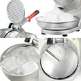 thumbnail image 4 of 300W Electric Ice Shaver Machine Shaved Ice Snow Cone Maker Ice Crusher Stainless Steel Blade 143 lbs New, Silver, 4 of 9