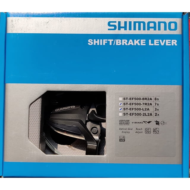 Shimano ST-EF500 Juego de manetas de freno/cambio 3 x 7 velocidades negro