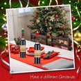 thumbnail image 5 of Juegos de Fundas para Botellas de Vino ZHAOCHENG Suéter de Punto Muñeco de Nieve Papá Noel, 5 of 5