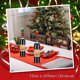 thumbnail image 5 of 6 juegos de funda para botella de vino de Navidad, suéter de punto, vestido de botella de vino, funda para botella de vino de muñeco de nieve de Papá Noel para decoraciones navideñas, suéter de Navida, 5 of 5