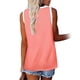 thumbnail image 4 of Jumpingount Camiseta sin mangas con cuello en V para mujer Chaleco de color informal Camiseta sin mangas con cuello en V sin mangas Prendas para la parte del cuerpo Rosado XXL Jumpingount  AP002686-15, 4 of 6